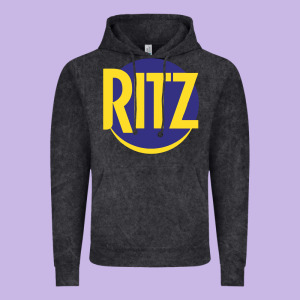 Ritz Cracker Vintage Hoodie Designed By Pixelflow