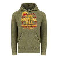 Vintage Olive fire marshal bill fire safety school funny firefighter t shirt Vintage Hoodie - PixelFlow