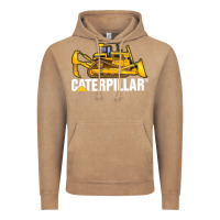 Vintage Coffee bulldozercat 2 Vintage Hoodie - PixelFlow