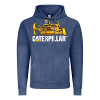 Vintage Denim bulldozercat 2 Vintage Hoodie - PixelFlow