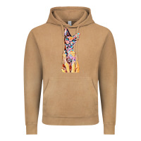 Vintage Camel Colorful Cat Vintage Hoodie - PixelFlow