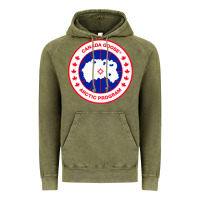 Vintage Olive canada goose Vintage Hoodie - SnappyArt