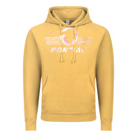Vintage Mustard pontiac distressed Vintage Hoodie - SnappyArt