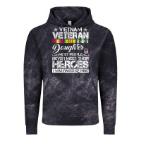 Cloud Black VietNam Veteran daughter Most People Never Meet Their Heroes Vintage Hoodie - SnappyArt