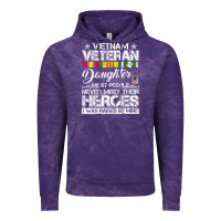 Cloud Purple VietNam Veteran daughter Most People Never Meet Their Heroes Vintage Hoodie - SnappyArt