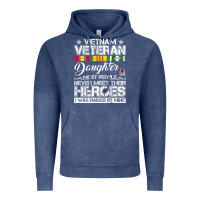 Vintage Denim VietNam Veteran daughter Most People Never Meet Their Heroes Vintage Hoodie - SnappyArt