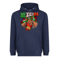 Navy Mexicana sneakers Heavyweight Hoodie - RanaPortraitStore