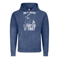 Vintage Denim lumberjack don't worry i hugged it first lumberjack wood cutter logger Vintage Hoodie - SnappyArt
