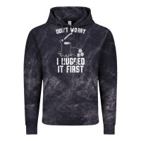 Cloud Black lumberjack don't worry i hugged it first lumberjack wood cutter logger Vintage Hoodie - SnappyArt