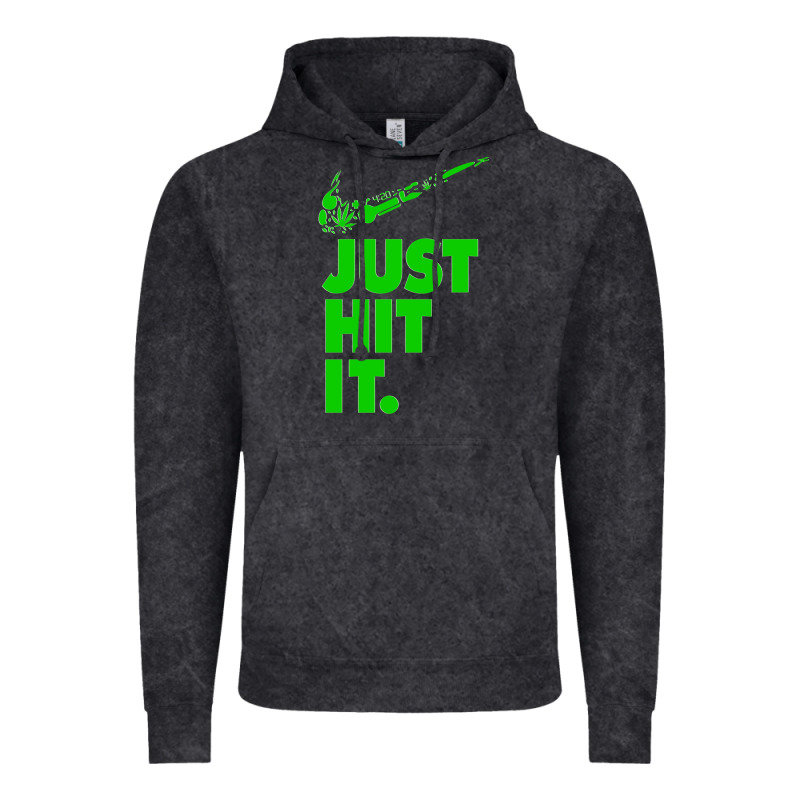 Just Hit It Cannabis Weed Vintage Retro Design For Weed Lover Vintage Hoodie by SnappyArt | Teevron