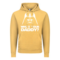 Vintage Mustard darth vader who's your daddy Vintage Hoodie - SnappyArt