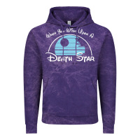 Cloud Purple when you wish upon a death star Vintage Hoodie - SnappyArt