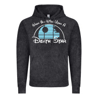 Vintage Black when you wish upon a death star Vintage Hoodie - SnappyArt