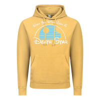 Vintage Mustard when you wish upon a death star Vintage Hoodie - SnappyArt