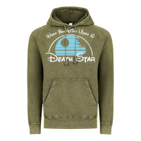 Vintage Olive when you wish upon a death star Vintage Hoodie - SnappyArt