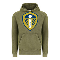Vintage Olive leeds-fc Vintage Hoodie - SnappyArt