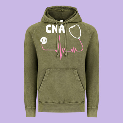 Cna Nurse T Shirt Vintage Hoodie Designed By Snappyart