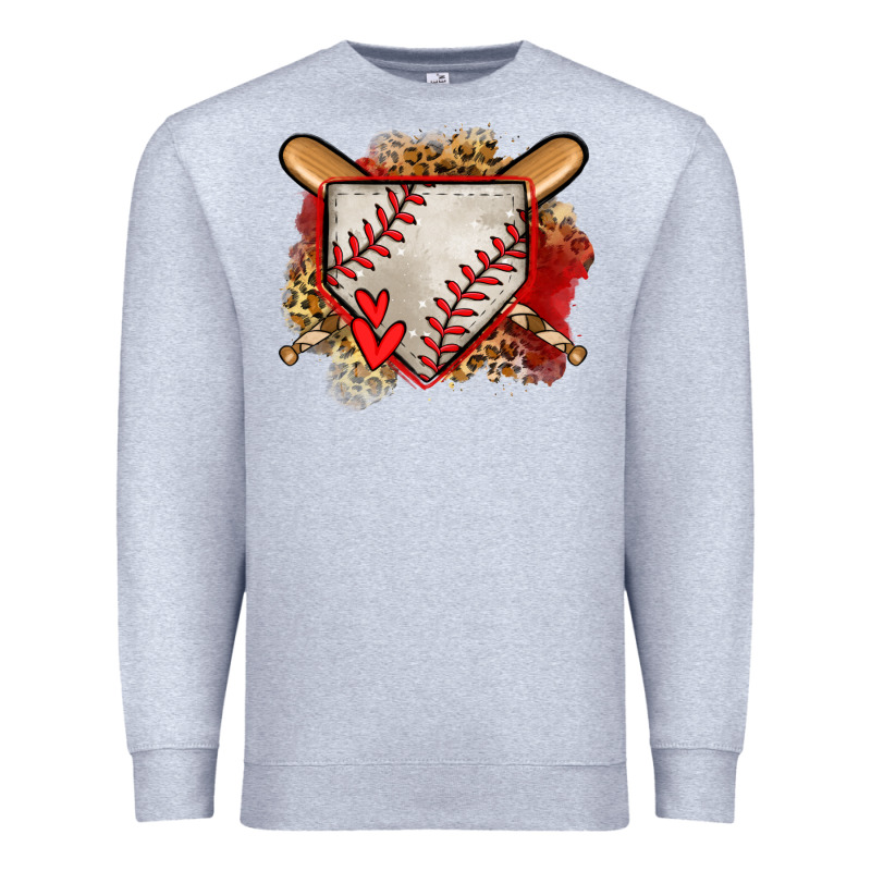 Baseball Home Plate Premium Sweatshirt by Jasminsmagicworld | Teevron