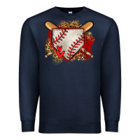 Navy baseball home plate Premium Sweatshirt - Jasminsmagicworld