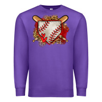 Purple baseball home plate Premium Sweatshirt - Jasminsmagicworld