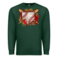 Sports Green baseball home plate Premium Sweatshirt - Jasminsmagicworld