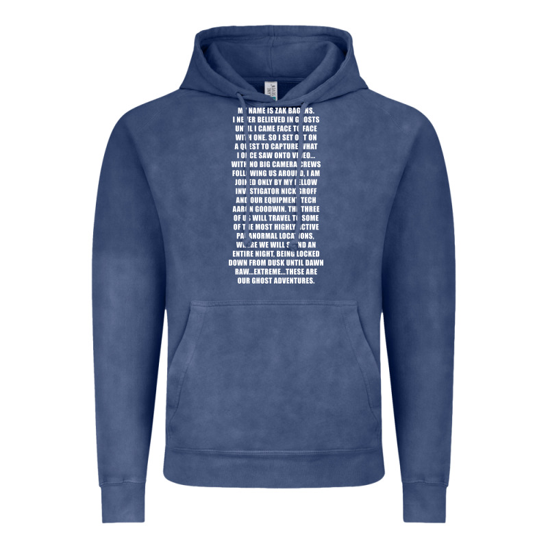 My Name Is Zak Bagans - Ghost Adventures Vintage Hoodie by SnappyArt | Teevron