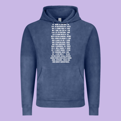My Name Is Zak Bagans - Ghost Adventures Vintage Hoodie Designed By Snappyart