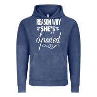 Vintage Denim the reason she is spoiled couples matching set valentines t shirt Vintage Hoodie - SnappyArt