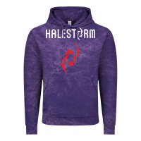 Cloud Purple halestorm black Vintage Hoodie - SnappyArt
