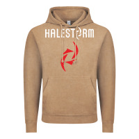 Vintage Coffee halestorm black Vintage Hoodie - SnappyArt