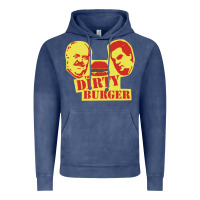 Vintage Denim Dirty Burger Vintage Hoodie - SnappyArt