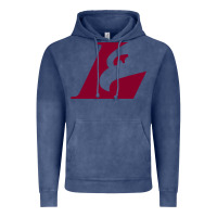 Vintage Denim UW-La Crosse maroon Vintage Hoodie - SnappyArt