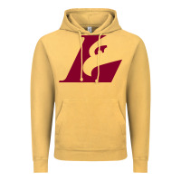 Vintage Mustard UW-La Crosse maroon Vintage Hoodie - SnappyArt