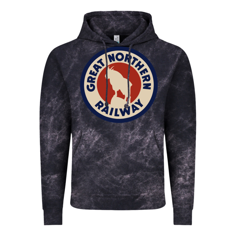 Great Northern Railroad Vintage Hoodie by SnappyArt | Teevron