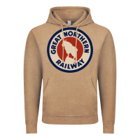 Vintage Coffee Great Northern Railroad Vintage Hoodie - SnappyArt