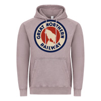 Vintage Zinc Great Northern Railroad Vintage Hoodie - SnappyArt