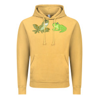 Vintage Mustard The Princess and the Frog Tiana and Naveen Art Vintage Hoodie - SnappyArt