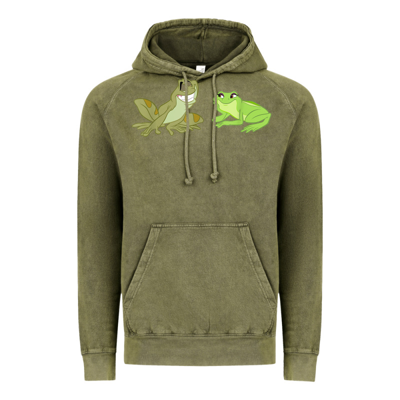 The Princess And The Frog Tiana And Naveen Art Vintage Hoodie by SnappyArt | Teevron