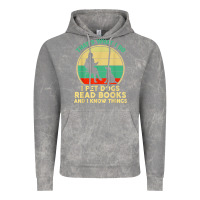 Cloud Rock that what i do i pet dogs read books and i know things t shirt Vintage Hoodie - SnappyArt