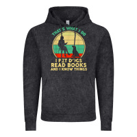 Vintage Black that what i do i pet dogs read books and i know things t shirt Vintage Hoodie - SnappyArt