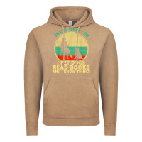 Vintage Coffee that what i do i pet dogs read books and i know things t shirt Vintage Hoodie - SnappyArt