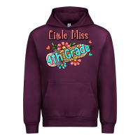 Mauve Wine little miss fourth grade Urban Hoodie - Jasminsmagicworld