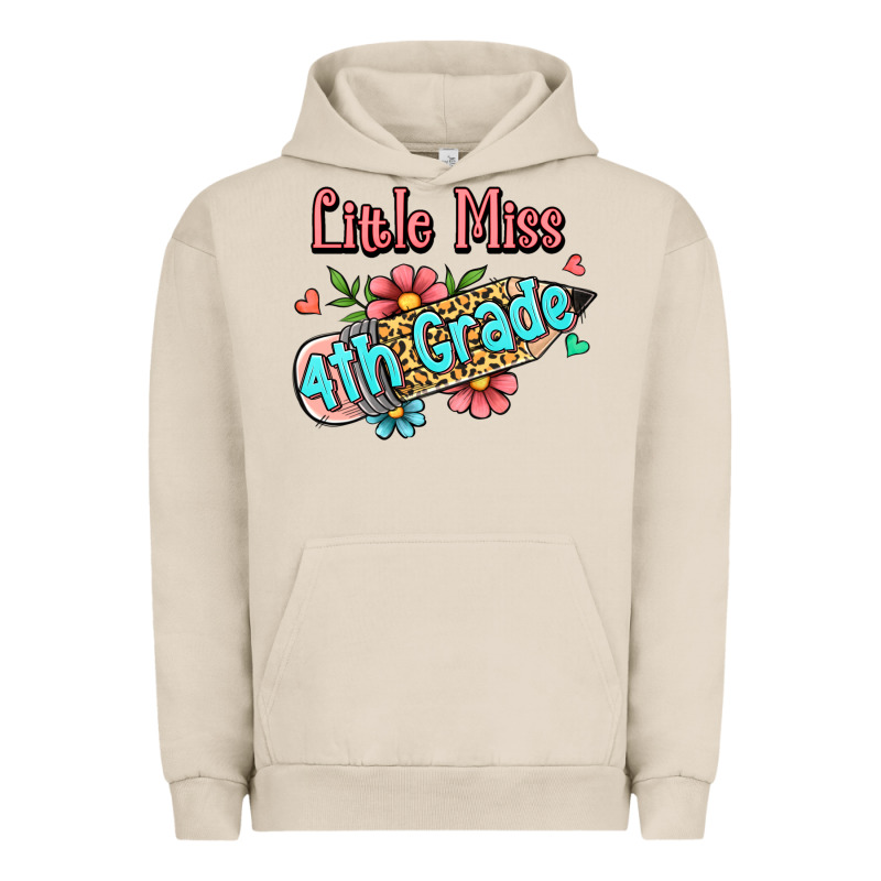 Little Miss Fourth Grade Urban Hoodie by Jasminsmagicworld | Teevron