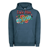 Pigment Midnight Navy little miss fourth grade Urban Hoodie - Jasminsmagicworld