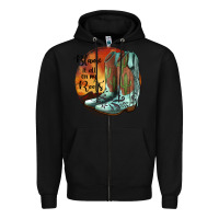 Black Blame It All On My Roots Zipper Hoodie - JahusDesignShop