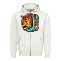 Oatmeal Heather Blame It All On My Roots Zipper Hoodie - JahusDesignShop
