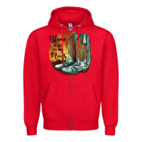 Red Blame It All On My Roots Zipper Hoodie - JahusDesignShop