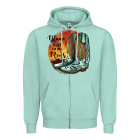 Seafoam Blame It All On My Roots Zipper Hoodie - JahusDesignShop