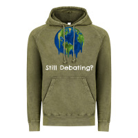 Vintage Olive environmental climate change still debating summer Vintage Hoodie - SnappyArt
