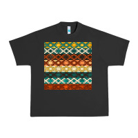 Pigment Black native american aztec seamless pattern 1 Urban Heavy Tee - BundleAndBundleShop